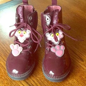 Kids EU 28/ US 11T - pink panther boots